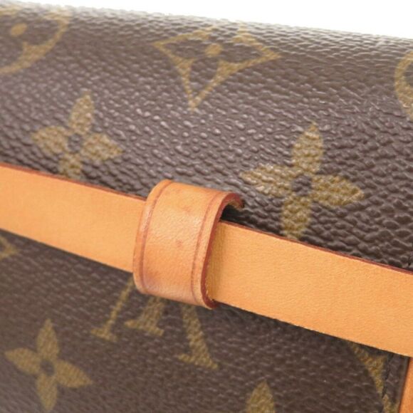 Louis Vuitton Florentine Brown Canvas Clutch Bag (Pre-Owned) - Picture 7 of 11